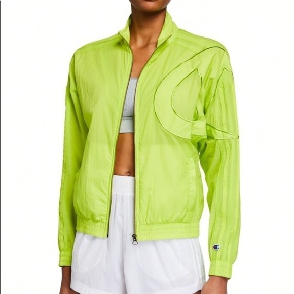 Champion Premium Reverse Weave track jacket Oversized C Logo white - Picture 15 of 15